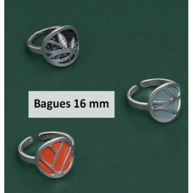 Bague GEORGETTES Nomade or 16mm