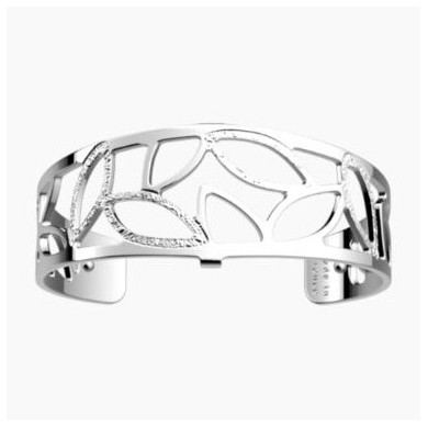 Bracelet Femme Argent GEORGETTES évasée Jungle 20mm