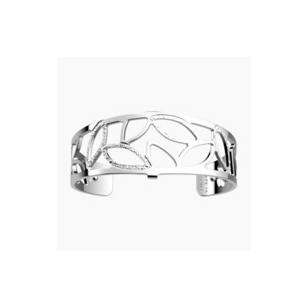 Bracelet Femme Argent GEORGETTES évasée Jungle 20mm