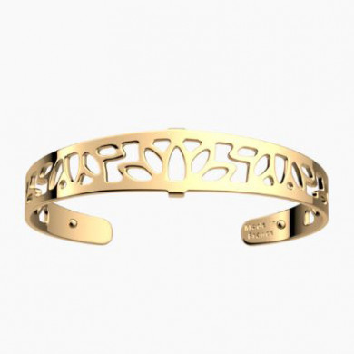 Bracelet Femme Or GEORGETTES évasée Lotus 12mm