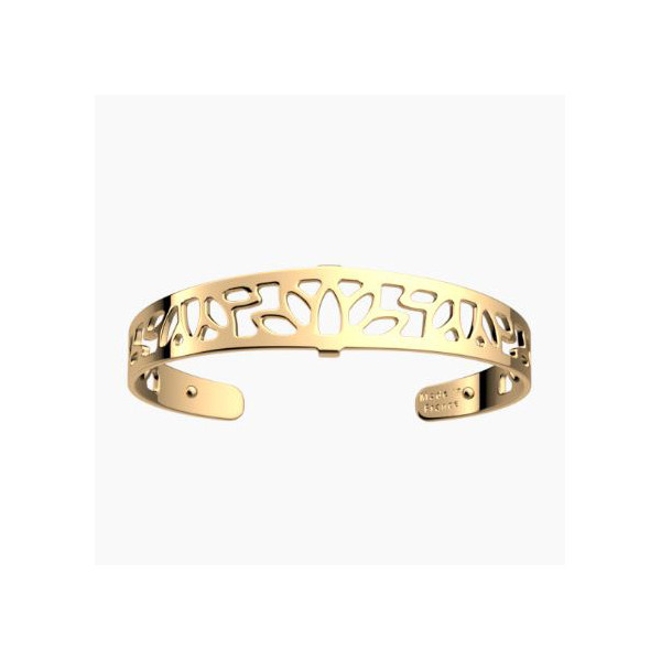 Bracelet Femme Or GEORGETTES évasée Lotus 12mm