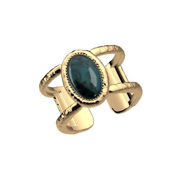 Bague or Georgettes Mirage apatite 12mm