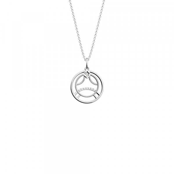 Collier argent GEORGETTES Zodiaque Cancer 20 mm