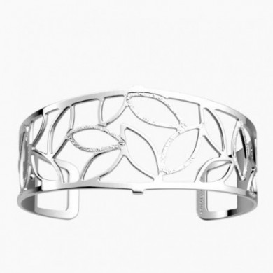 Bracelet Femme Argent GEORGETTES évasée Jungle 30mm