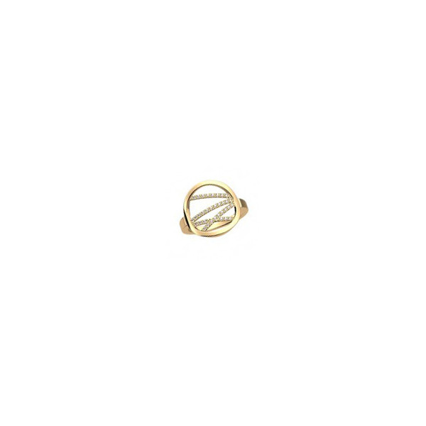 Bague Liens précieuse doré LES GEORGETTES® 16 mm