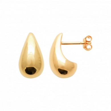 Boucles d’oreilles or femme forme goutte Influences