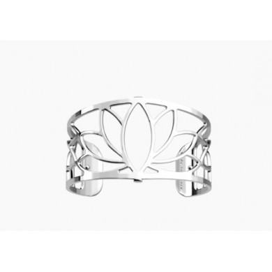 Bracelet Femme Argent GEORGETTES évasée Lotus 30mm