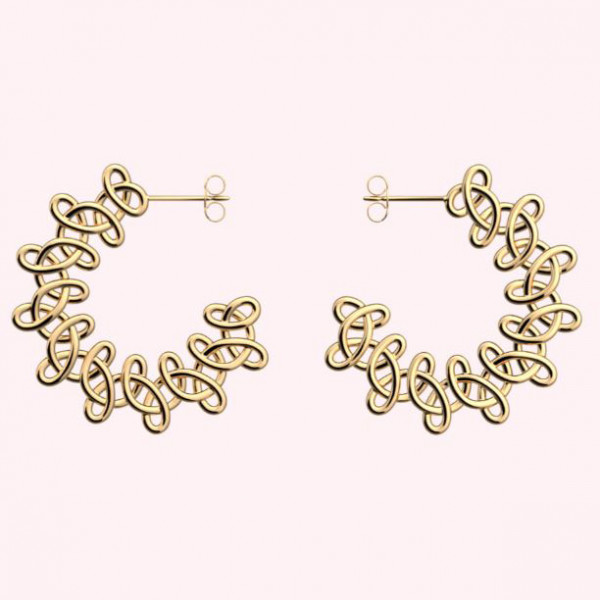 Boucles d’Oreilles Femme Or CADETTES Tattou