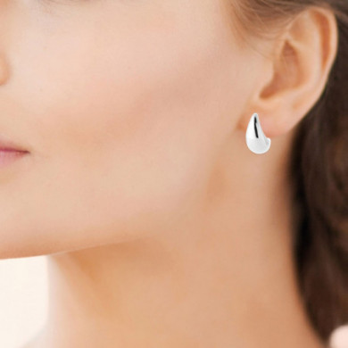 Boucles d’oreilles argent femme goutte Influences