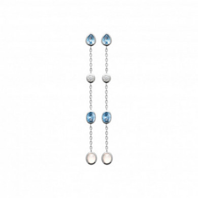 Boucles d’oreilles argent femme PV oxydes de zirconium Influences