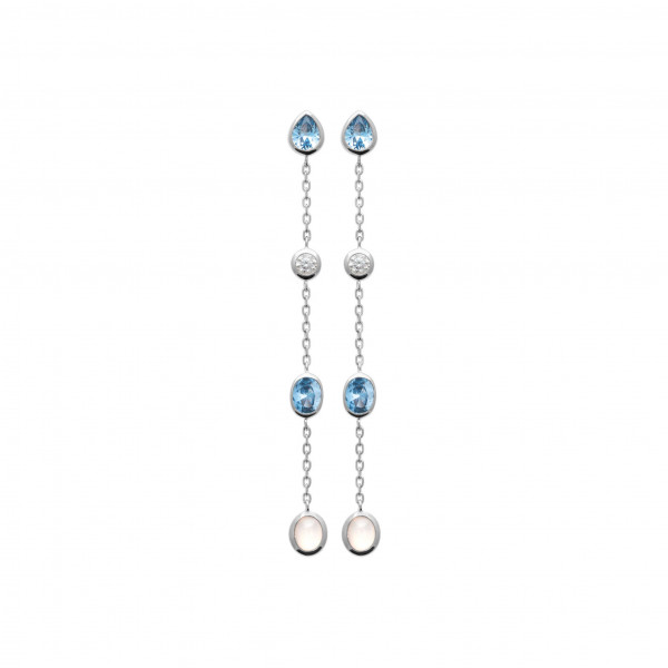 Boucles d’oreilles argent femme PV oxydes de zirconium Influences