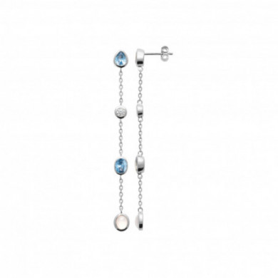 Boucles d’oreilles argent femme PV oxydes de zirconium Influences