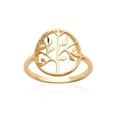 Bague or femme arbre de vie Influences