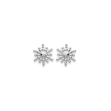 Puce d'oreilles Argent femme forme soleil Influences