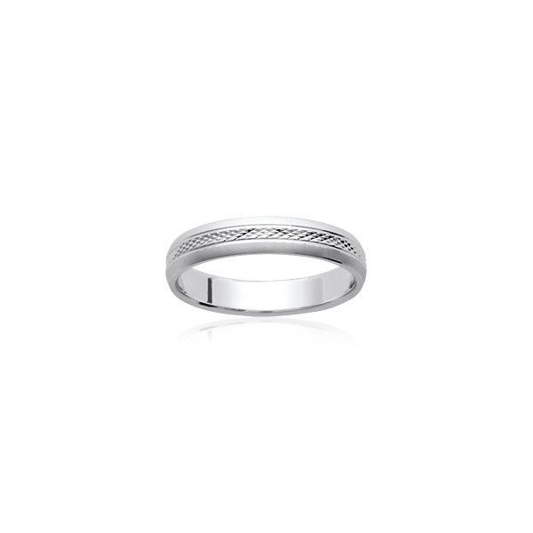 Bague argent homme et femme ciselée Influences