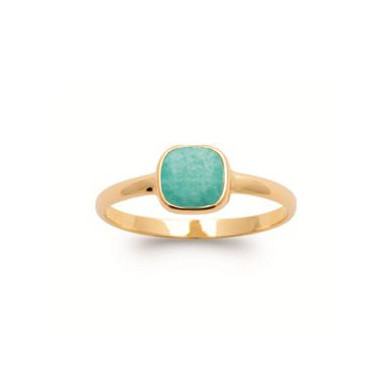 Bague or femme Amazonite Influences