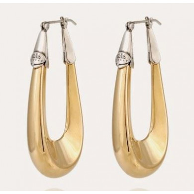 Boucles d’oreilles or et argent femme GAS Bijoux Ecume