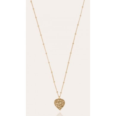 Collier or femme coeur GAS Bijoux Coeur