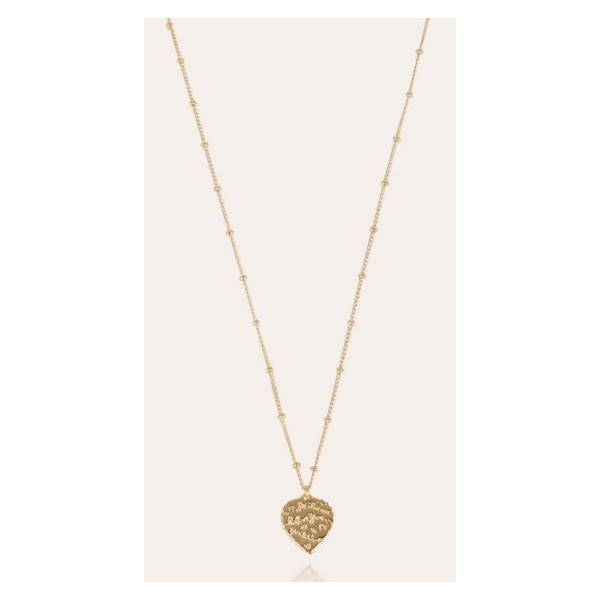 Collier or femme coeur GAS Bijoux Coeur