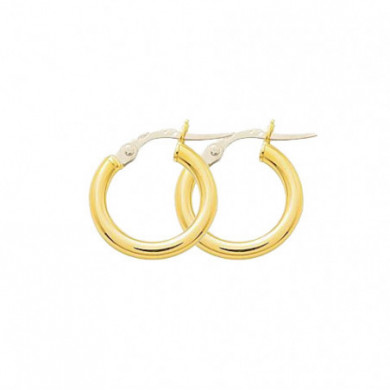 Boucles d'oreilles or 18 carats créoles