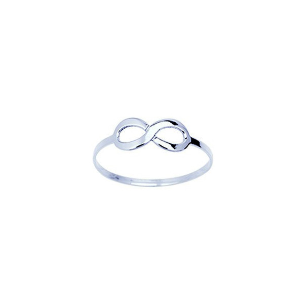 Bague femme Or blanc 18 carats Infini