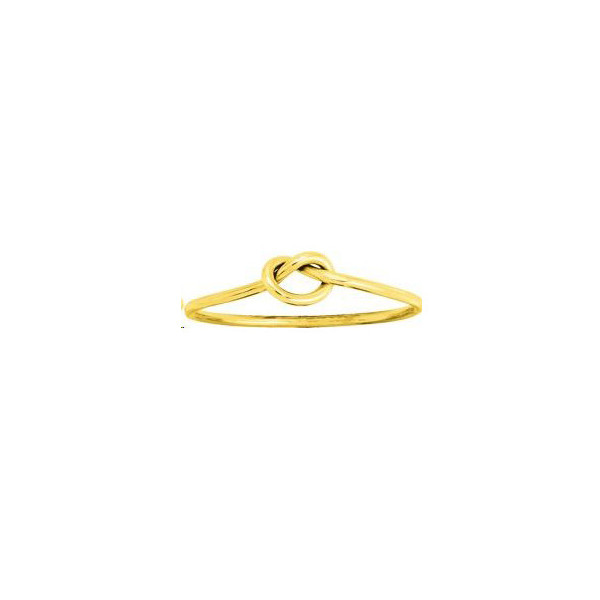 Bague femme Or jaune 18 carats noeud