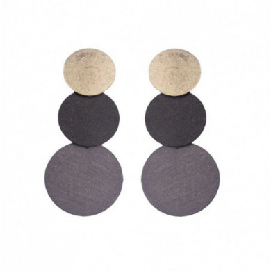 Boucles d'oreilles femmes pendantes bronze Influences.