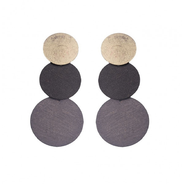 Boucles d'oreilles femmes pendantes bronze Influences.