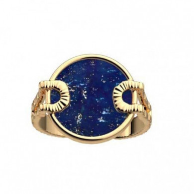 Bague Femme Or GEORGETTES, Nomade pierre bleue naturelle