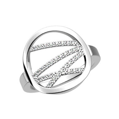 Bague GEORGETTES argent Liens précieuse 16mm