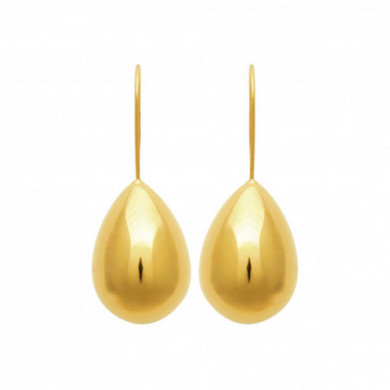 Boucles d’oreilles femme or acier inoxydable goutte Influences