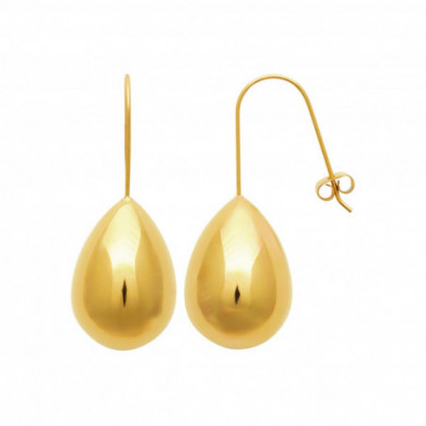 Boucles d’oreilles femme or acier inoxydable goutte Influences