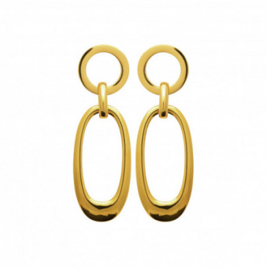 Boucles d’oreilles femme or acier inoxydable Influences