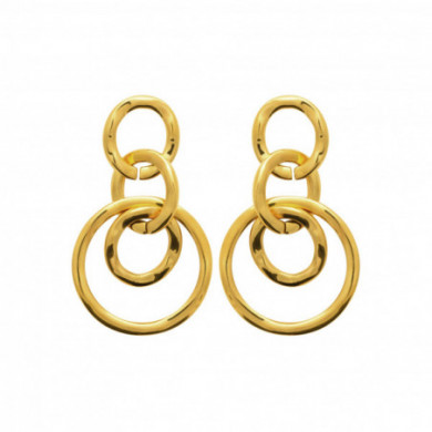 Boucles d’oreilles femme or acier inoxydable Influences