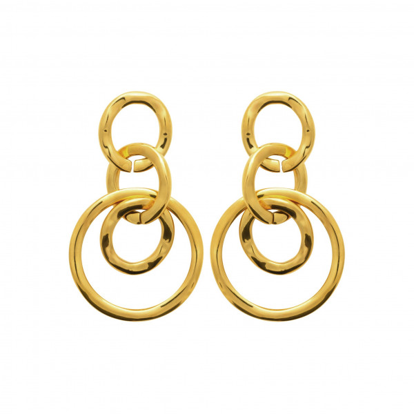 Boucles d’oreilles femme or acier inoxydable Influences