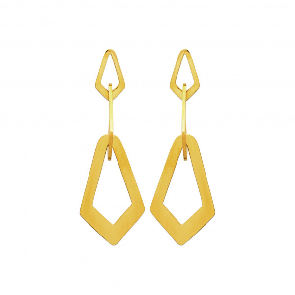 Boucles d’oreilles femme or acier inoxydable Influences