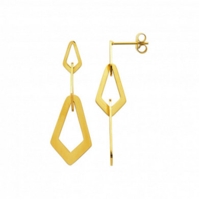 Boucles d’oreilles femme or acier inoxydable Influences