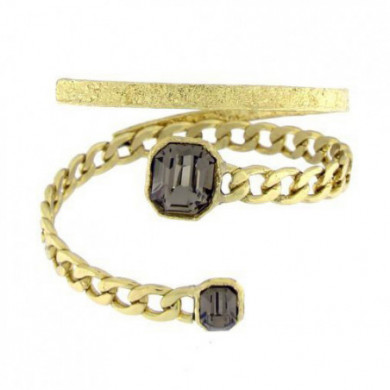 Bracelet jonc femmes bronze doré KALLIOPE.