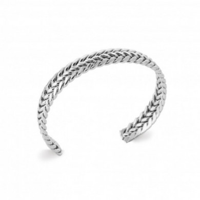 Bracelet jonc en acier inoxydable Influences