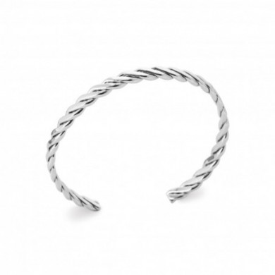 Bracelet jonc en acier inoxydable Influences